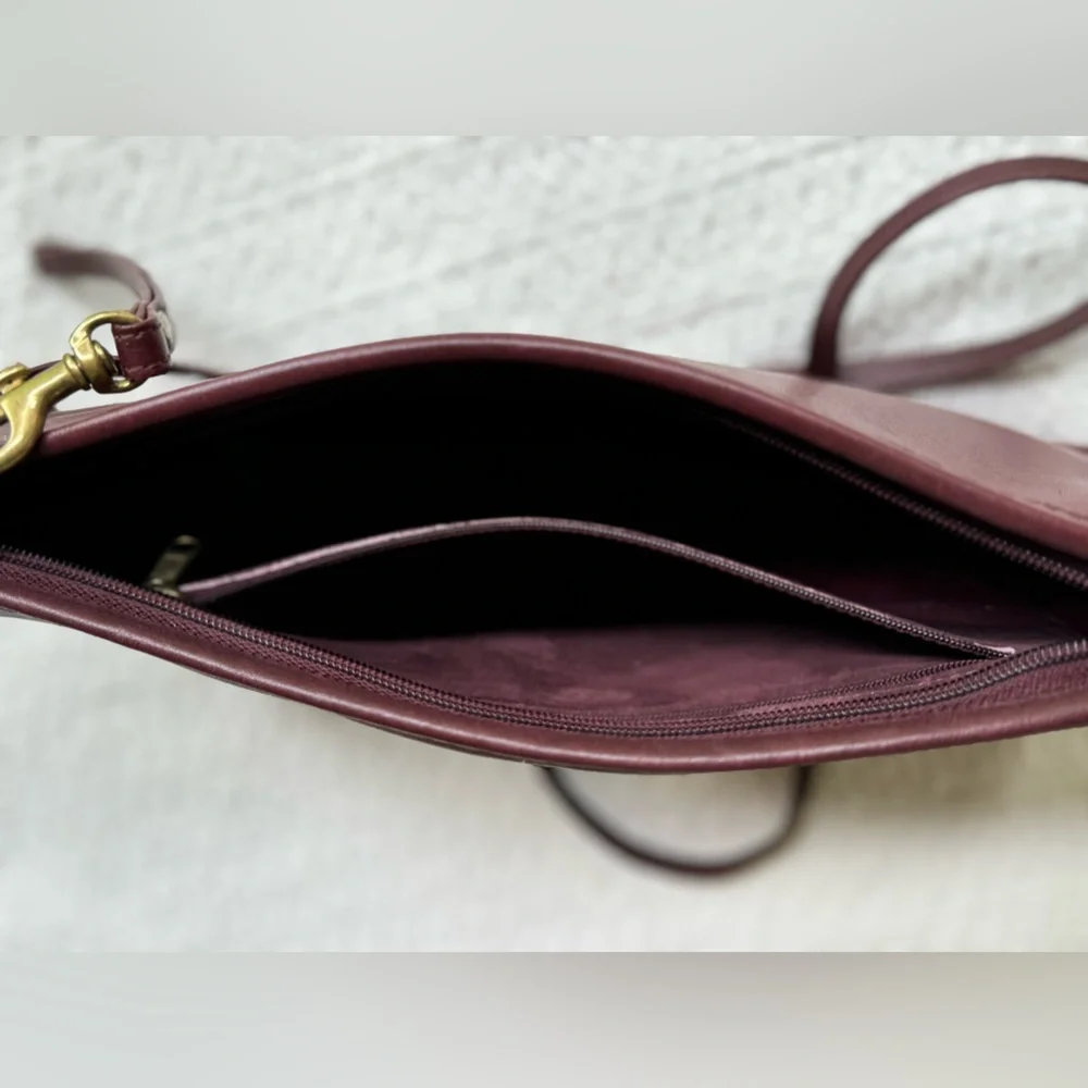 SOLD DONT BUY Vintage 70s 80s leather crossbody bag Kosta’s originals Small - Picture 12 of 16